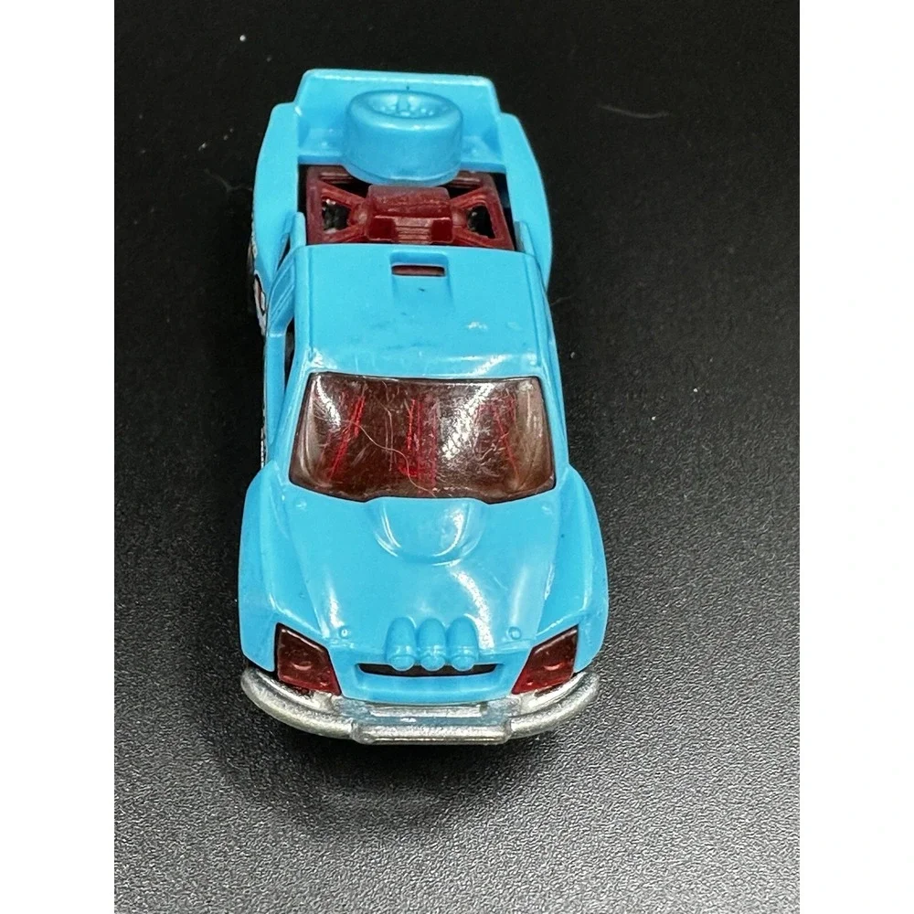 2014 Hot Wheels OFF TRACK light Blue RACING Road Rally 1:64 Diecast Race Car
